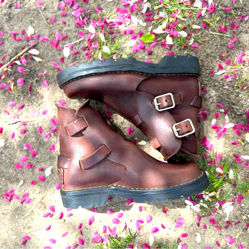 Gorgeous brown leather boots handmade in South Africa